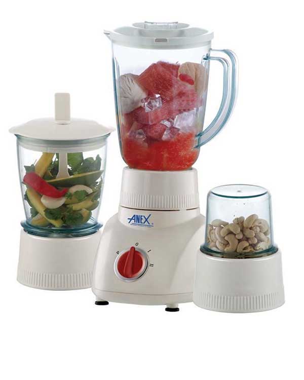 Anex AG-6026 - Blender with 2 Grinders - 3 in 1